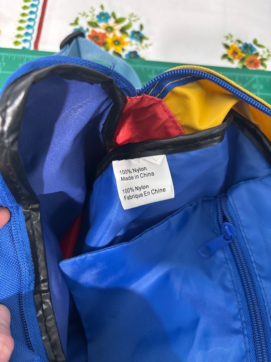 Vintage Calgary Stampede Merch Kids Colorblock Messenger Bag Rodeo Theme - Picture 6 of 10